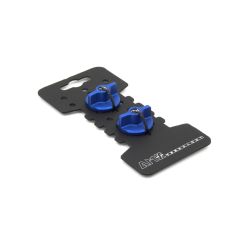 AMX back plate nut M8 (blue)