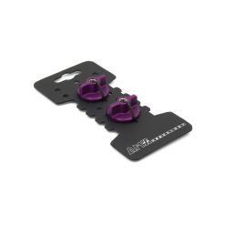 AMX back plate nut M8 (purple)