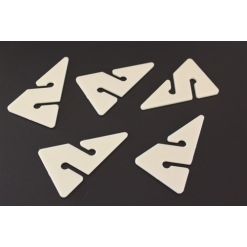 Cave arrows in white - pack of five