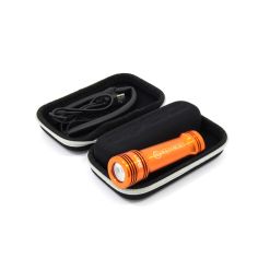 Luna Mini dive torch in orange - 1000 lumens