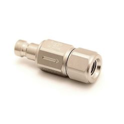 QD-CV-ZF 3/8" Female x QD Male Nipple Fitting with Check Valve