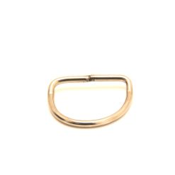 Stainless steel D-Ring with bend (5mm x 52mm x 40mm)