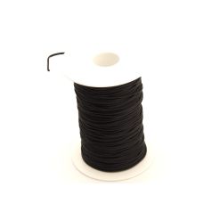 100-metre coil of coloured line spool in black