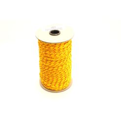 100-metre coil of coloured line spool in yellow and red