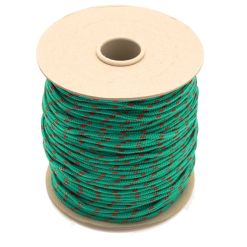 100-metre coil of coloured line spool in green and red