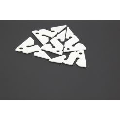 Line arrows in white with reflectors - pack of five