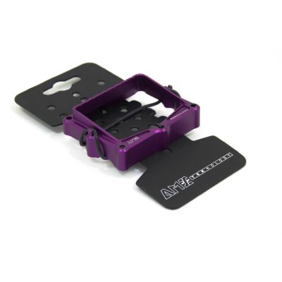 Purple aluminium protector for the Shearwater Petrel 2 model with titanium bezel (Not suitable for Shearwater controllers)