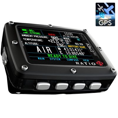 Ratio iX3M 2 GPS Tech+ (air, nitrox, full trimix, CCR, gauge) - 10 gasses