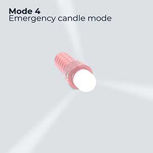 Mode 4 - Emergency candle mode